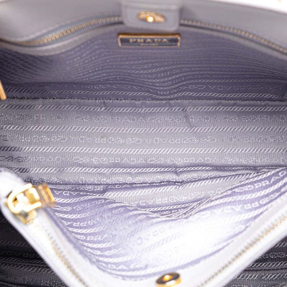 Prada Saffiano Galleria 2way Bag 1BA874 Purple Leather - Picture 4 of 6